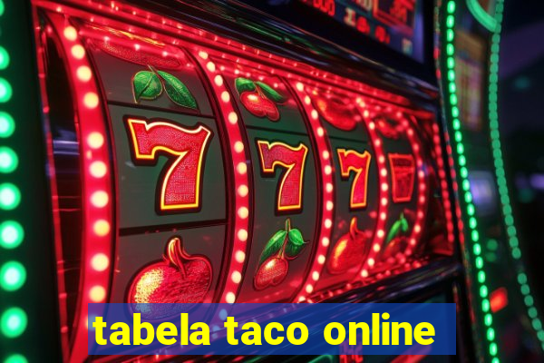 tabela taco online